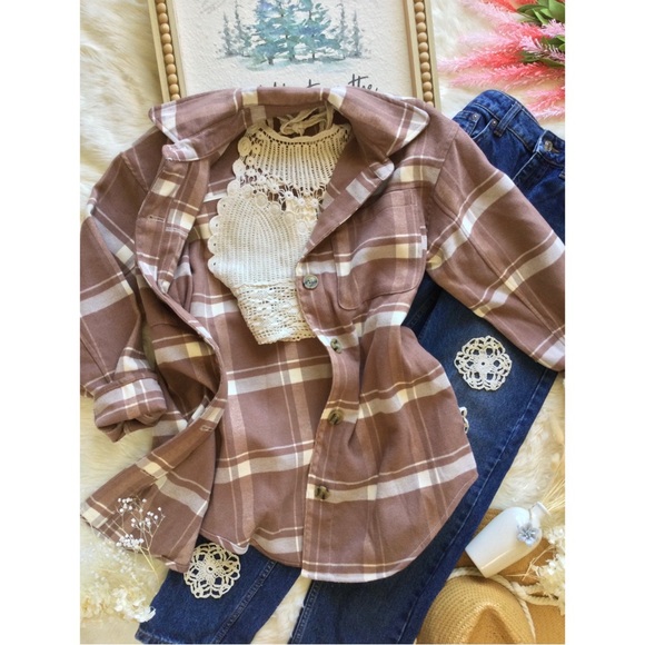 NWT A New Day Rose Quartz Plaid Jacket - Picture 3 of 11
